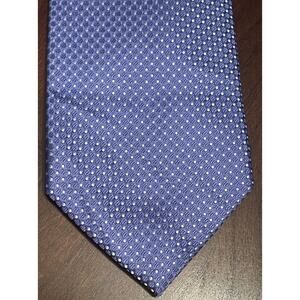 Club Room Blue Gray 100% Silk Men’s Neck Tie Made In China